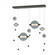 Abacus 7-Light Double Linear LED Pendant (65|139054-LED-STND-20-YL0694)