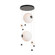 Abacus 4-Light Round LED Pendant (65|139052-LED-STND-07-GG0694)