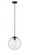 Tolland - 1 Light - 12 inch - Matte Black - Cord hung - Mini Pendant (3442|612-BK-SDY-LED)