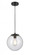 Tolland - 1 Light - 10 inch - Matte Black - Cord hung - Mini Pendant (3442|610-BK-SDY-LED)