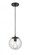 Tolland - 1 Light - 8 inch - Matte Black - Cord hung - Mini Pendant (3442|608-BK-SDY-LED)