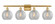 Athens - 4 Light - 38 inch - Satin Gold - Bath Vanity Light (3442|516-4W-SG-G125-8)