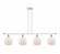 Athens - 4 Light - 48 inch - White Polished Chrome - Stem hung - Island Light (3442|516-4I-WPC-G121-8)