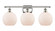 Athens - 3 Light - 28 inch - Polished Nickel - Bath Vanity Light (3442|516-3W-PN-G121-8-LED)