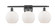 Athens - 3 Light - 28 inch - Matte Black - Bath Vanity Light (3442|516-3W-BK-G121-8-LED)