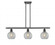 Athens - 3 Light - 36 inch - Oil Rubbed Bronze - Cord hung - Island Light (3442|516-3I-OB-G125-8)