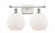 Athens - 2 Light - 18 inch - White Polished Chrome - Bath Vanity Light (3442|516-2W-WPC-G121-8)
