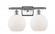 Athens - 2 Light - 18 inch - Brushed Satin Nickel - Bath Vanity Light (3442|516-2W-SN-G121-8)