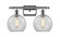 Athens - 2 Light - 18 inch - Polished Chrome - Bath Vanity Light (3442|516-2W-PC-G122-8-LED)