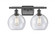 Athens - 2 Light - 18 inch - Oil Rubbed Bronze - Bath Vanity Light (3442|516-2W-OB-G124-8-LED)