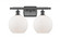 Athens - 2 Light - 18 inch - Oil Rubbed Bronze - Bath Vanity Light (3442|516-2W-OB-G121-8-LED)
