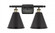 Berkshire - 2 Light - 18 inch - Black Antique Brass - Bath Vanity Light (3442|516-2W-BAB-MBC-8-BK-LED)