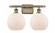 Athens - 2 Light - 18 inch - Antique Brass - Bath Vanity Light (3442|516-2W-AB-G121-8)
