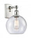 Athens - 1 Light - 8 inch - White Polished Chrome - Sconce (3442|516-1W-WPC-G124-8-LED)