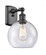 Athens - 1 Light - 8 inch - Matte Black - Sconce (3442|516-1W-BK-G124-8)