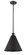 Berkshire - 1 Light - 16 inch - Matte Black - Pendant (3442|516-1S-BK-MBC-16-BK-LED)