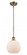 Athens - 1 Light - 8 inch - Brushed Brass - Mini Pendant (3442|516-1S-BB-G121-8)