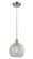 Athens - 1 Light - 8 inch - Polished Chrome - Cord hung - Mini Pendant (3442|516-1P-PC-G125-8-LED)