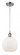 Athens - 1 Light - 8 inch - Polished Chrome - Cord hung - Mini Pendant (3442|516-1P-PC-G121-8)