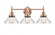 Caden - 3 Light - 26 inch - Antique Copper - Bath Vanity Light (3442|447-3W-AC-G4472)