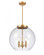 Athens - 3 Light - 16 inch - Satin Gold - Cord hung - Pendant (3442|221-3S-SG-G122-16)