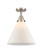 Cone - 1 Light - 12 inch - Brushed Satin Nickel - Semi-Flush Mount (3442|447-1C-SN-G41-L)