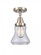 Bellmont - 1 Light - 6 inch - Brushed Satin Nickel - Semi-Flush Mount (3442|447-1C-SN-G192)