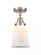 Canton - 1 Light - 6 inch - Brushed Satin Nickel - Semi-Flush Mount (3442|447-1C-SN-G181-LED)