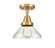 Caden - 1 Light - 8 inch - Satin Gold - Semi-Flush Mount (3442|447-1C-SG-G4472)