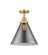 Cone - 1 Light - 12 inch - Satin Gold - Flush Mount (3442|447-1C-SG-G43-L)