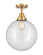 Beacon - 1 Light - 12 inch - Satin Gold - Semi-Flush Mount (3442|447-1C-SG-G202-12-LED)
