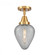 Geneseo - 1 Light - 7 inch - Satin Gold - Semi-Flush Mount (3442|447-1C-SG-G165)