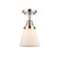 Cone - 1 Light - 6 inch - Polished Nickel - Semi-Flush Mount (3442|447-1C-PN-G61-LED)