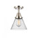 Cone - 1 Light - 8 inch - Polished Nickel - Semi-Flush Mount (3442|447-1C-PN-G44)