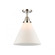 Cone - 1 Light - 12 inch - Polished Nickel - Semi-Flush Mount (3442|447-1C-PN-G41-L)