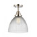 Seneca Falls - 1 Light - 10 inch - Polished Nickel - Semi-Flush Mount (3442|447-1C-PN-G222-LED)