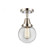 Beacon - 1 Light - 6 inch - Polished Nickel - Semi-Flush Mount (3442|447-1C-PN-G202-6-LED)