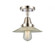 Halophane - 1 Light - 9 inch - Polished Nickel - Semi-Flush Mount (3442|447-1C-PN-G2)