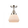 Fulton - 1 Light - 7 inch - Polished Nickel - Semi-Flush Mount (3442|447-1C-PN-G171-LED)