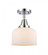 Bell - 1 Light - 8 inch - Polished Chrome - Semi-Flush Mount (3442|447-1C-PC-G71)