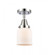 Bell - 1 Light - 5 inch - Polished Chrome - Semi-Flush Mount (3442|447-1C-PC-G51-LED)