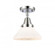 Caden - 1 Light - 8 inch - Polished Chrome - Semi-Flush Mount (3442|447-1C-PC-G4471-LED)