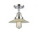 Halophane - 1 Light - 9 inch - Polished Chrome - Semi-Flush Mount (3442|447-1C-PC-G2-LED)
