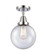 Beacon - 1 Light - 8 inch - Polished Chrome - Semi-Flush Mount (3442|447-1C-PC-G204-8)