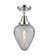 Geneseo - 1 Light - 7 inch - Polished Chrome - Semi-Flush Mount (3442|447-1C-PC-G165-LED)