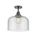 Bell - 1 Light - 12 inch - Oil Rubbed Bronze - Semi-Flush Mount (3442|447-1C-OB-G74-L)