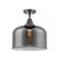 Bell - 1 Light - 12 inch - Oil Rubbed Bronze - Semi-Flush Mount (3442|447-1C-OB-G73-L)