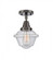 Oxford - 1 Light - 8 inch - Oil Rubbed Bronze - Semi-Flush Mount (3442|447-1C-OB-G534-LED)