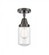 Dover - 1 Light - 5 inch - Oil Rubbed Bronze - Semi-Flush Mount (3442|447-1C-OB-G312-LED)