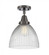 Seneca Falls - 1 Light - 10 inch - Oil Rubbed Bronze - Semi-Flush Mount (3442|447-1C-OB-G222-LED)